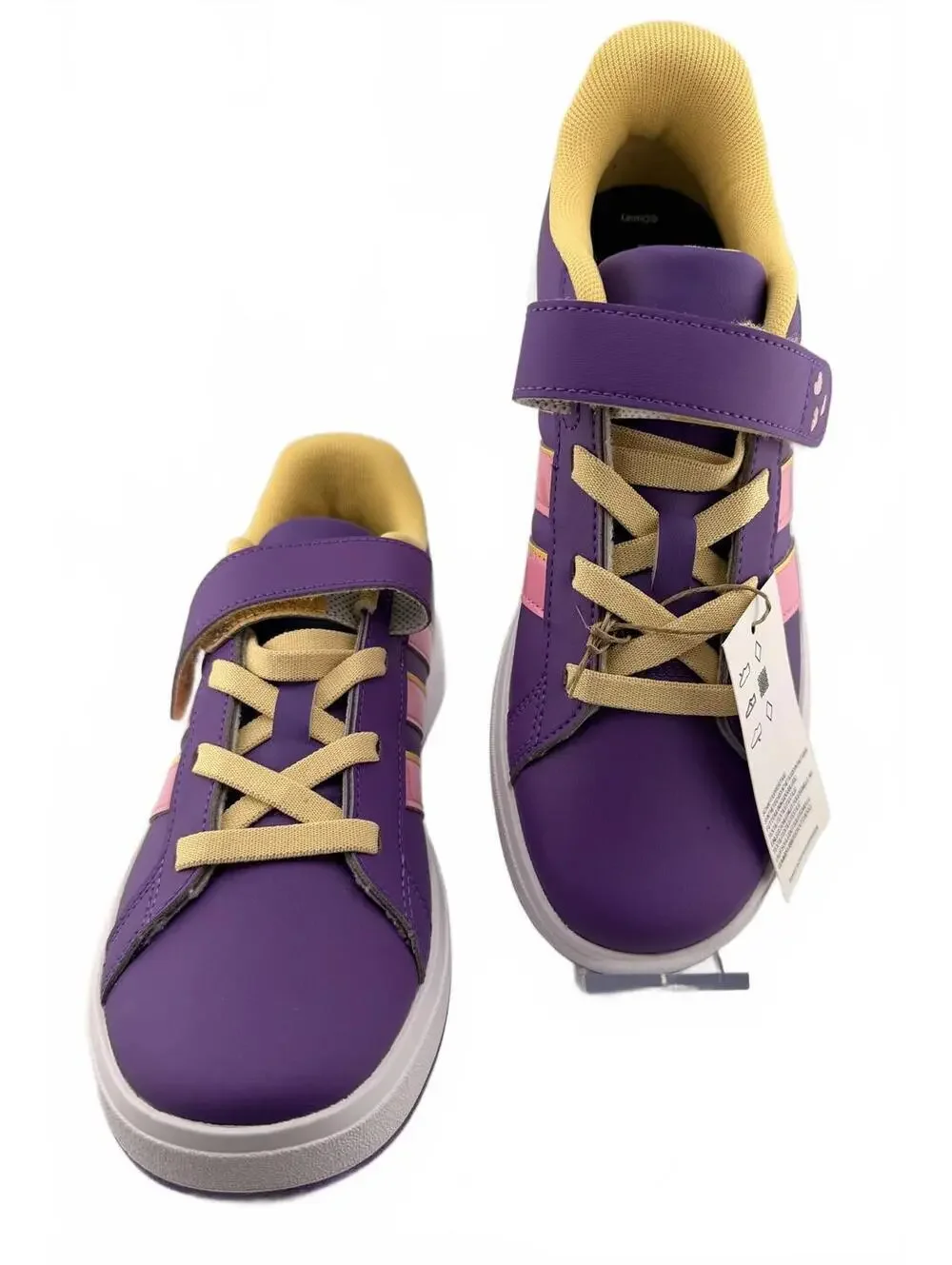 adidas Disney Purple Pink Kids Sneakers Size 5 Comfortable Fit‎
